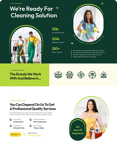 Web Design For Cleaning Services