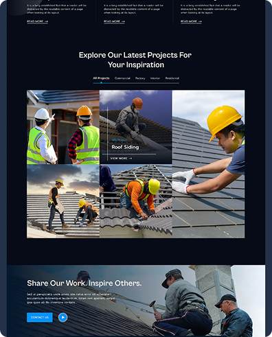 Web Design For Roofing
